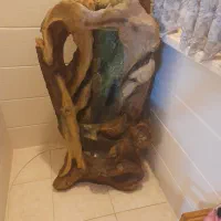 آبنما تنه درخت آبشاری سالم و زیبا|صنایع دستی و سایر لوازم تزئینی|تهران, سازمان برنامه شمالی|دیوار