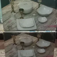 سرویس غذاخوری چینی ۱۲نفره آکبند درجه یک مربع|ظروف سرو و پذیرایی|ری, ولی آباد|دیوار