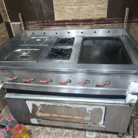 فر ساندویچی و پیتزا 6 کاره تمام استیل در حد نو