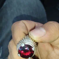 انگشتر دست ساز قدیمی یاقوت|جواهرات|قم, حاج زینل|دیوار