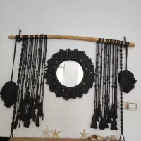 دیوارکوب مکرومه