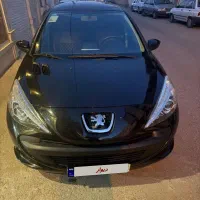 207 مشکی سقف شیشه ای