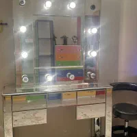 کنسول و آینه چراغدار مدل آینه ای|بوفه، ویترین، کنسول|تهران, کوهک|دیوار