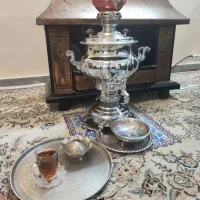 سماور نفتی عتیقه(آکبند،تبریز قدیمی)مهر دار