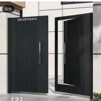 چهارچوب کم حیاطی  باغی تک درب مدرن دولت