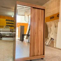 کمد ریلی ۲ درب آینه دار