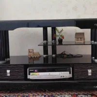 میز تلویزیون شیشه ای سالم