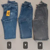 شلوار  و مانتو جین (لی) زنانه