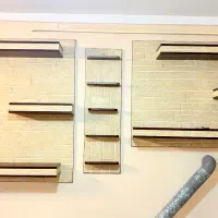 شلف دیواری چوبی