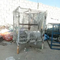 قفسه آهنی و زیر کولری 90*90