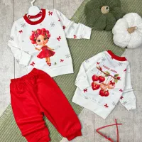 لباس یلدایی ، فروشگاه سیسمونی و عروسک شکیبا|کفش و لباس بچه|کرمان, |دیوار