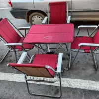 صندلی کمپینگ تاشو فنردار نو