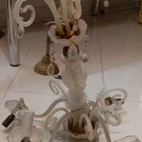 دو عدد لوستر کریستالی قدیمی|لوستر و چراغ آویز|اصفهان, کوی میلاد|دیوار