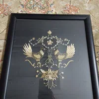 تابلو سرمه دوزی کار دست و چوبی