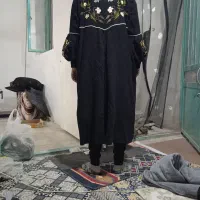 مانتو کرپ گلدوزی شده مجلسی|لباس|عطاملک, |دیوار