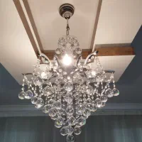 لوستر سه حالته با نور زرد،سفید و ترکیبی فروش فوری