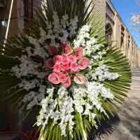 تاج گل گرد و ساده (یک و دو طبقه)