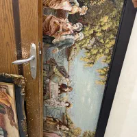 فروش ۲عدد تابلو و ساعت ایستاده|بوفه، ویترین، کنسول|اهواز, سپیدار|دیوار