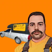 کارگر کمک نصب دوربین مداربسته