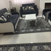 فروش فوری مبل راحتی هفت نفره در حد نو|مبلمان خانگی و میز عسلی|طرقبه, |دیوار