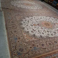 فرش دستباف اصفهان ۹ متری کرک و ابریشم