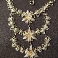 گردنبند سه طبقه طرح پنج شیر|جواهرات|چابهار, |دیوار