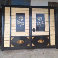 در و دروازه آهنی باغی ویلایی آپارتمان(درب فلزی)