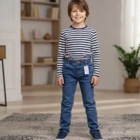 شلوار لی داخل کُرک Defacto / کفش پاما / سویشرت LCW