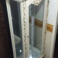 ویترین دکور بوفه چوب در حد نو|بوفه، ویترین، کنسول|رباط‌کریم, رباط‌کریم|دیوار