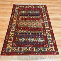 ذرع و نیم دستباف گل ابریشم خراسان