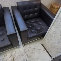 مبلمان اداری چرم واستیل|دفتر کار|خاوران, |دیوار