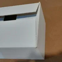 کارتن بسته بندی سفید ابعاد ۳۰×۴۰ س به ارتفاع ۲۵ س