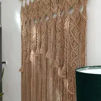 پرده مکرومه سفارشی