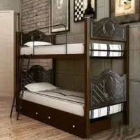 تخت خواب دو طبقه|تخت و سرویس خواب|قم, زنبیل آباد|دیوار