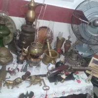 فروش کلی وسایل مسی و برنجی و چینی قدیمی عتیقه