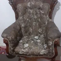 مبلمان۷نفره.سلطنتی میزعسلی.چوب راش