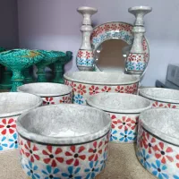 سرویس سفره هفت سین عید کامل جنس سرامیکی|ظروف سرو و پذیرایی|جم, |دیوار