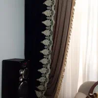 دستک پرده ومیزتلویزیون