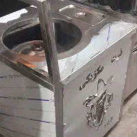 دستگاه ذرت پز تمام استیل آکبند