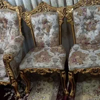 مبل سلطنتی 9نفره بسیار زیبا وسالم|مبلمان خانگی و میز عسلی|الیگودرز, |دیوار