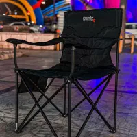 صندلی تاشو دسته دار دنیز شرکتی با یکسال گارانتی