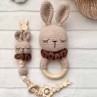 ست جغجغه وبند پستانک|اسباب و اثاث بچه|شیراز, رکن‌آباد|دیوار