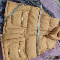 پالتو ترک فوتر پافر خردلی|لباس|اردبیل, |دیوار