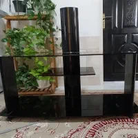 میز تلویزیون شیشه ای