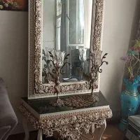 آینه شعمدون با میز تلویزیون درحدنو