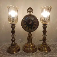 ساعت وشمعدان