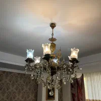 لوستر برنز ۶ شاخه یک جفت