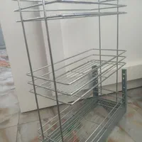 سبد چند منظوره کابینتی کف ریل|آب‌چکان و نظم‌دهنده ظروف|مشهد, شهرک لشکر (شهرک غرب)|دیوار