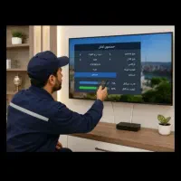 نصب آنتن ثابت و گردون نصاب و تنظیم(همه وقت همه جا)