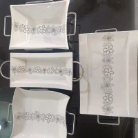 سرویس سفید ۴ تیکه